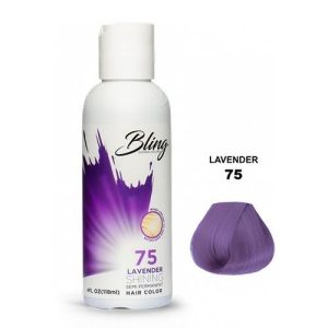 BLING COLOR SEMI PERMANENT HAIR DYE 118ml - 75 Lavender