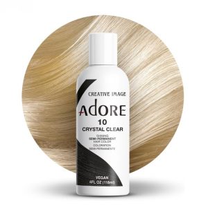 Adore Semi Permanent Hair colour -Crystal Clear- 10