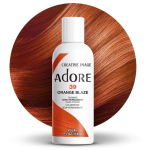 Adore Semi Permanent Hair colour-39 Orange Blaze- 4oz / 118ML