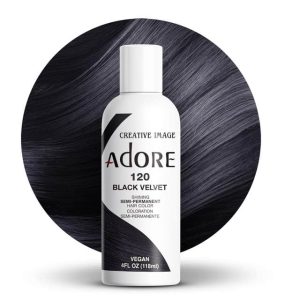 Adore Semi Permanent Hair colour-120 Black Velvet-4oz / 118mL