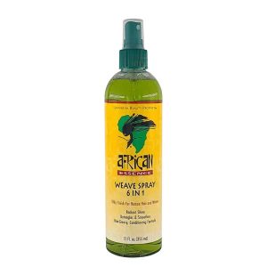 African Essence: 6 In 1 Weave Spray 12Fl.oz / 355mL