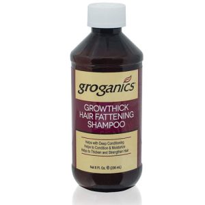 Groganics Grow Thick Hair Fattening Shampoo, 8Fl.OZ