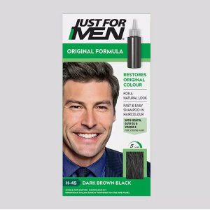 Just For Men Original Fast & Easy Shampoo In Hair Color - H 45 Dark Brown Black