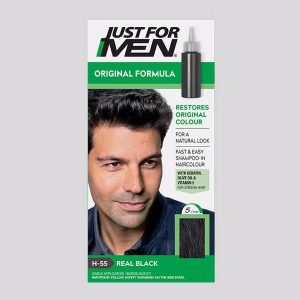 Just For Men Original Fast & Easy Shampoo In Hair Color - H 55 Real Black