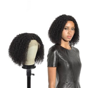 DRESSMAKER 100% Brazilian Human Hair Curly Lace Part Wig (LEXI) Natural Colour