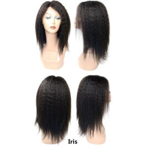 DRESSMAKER 100% Unprocessed Brazilian Human Hair Lace Wig (Iris) Natural Colour