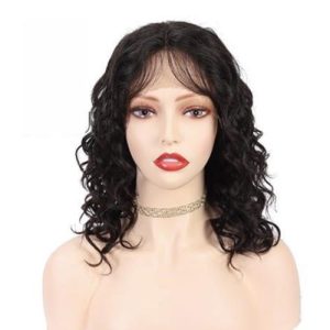 DRESSMAKER Lace Part Wig Curly 100% Unprocessed Human Hair Wig Sylvia (12 inch)