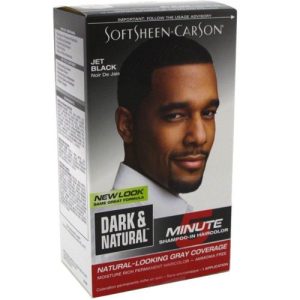 Dark & Natural Mens 5 minutes shampoo in Hair Color /Jet Black