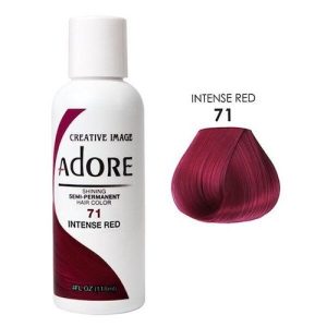 Adore Semi Permanent Hair colour-71 Intense Red- 4 Fl.oz / 118mL
