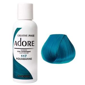 Adore Semi Permanent Hair colour-117 Aquamarine-4oz / 118mL