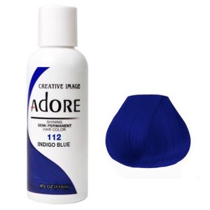 Adore Semi Permanent Hair colour- Indigo Blue-112