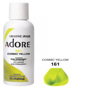 Adore Semi Permanent Hair colour-161 Cosmic Yellow-4oz / 118mL