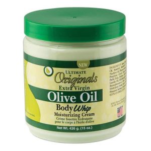 Originals by Africa's Best Extra-Virgin Olive Oil Body Whip Moisturizing Cream 15oz Jar