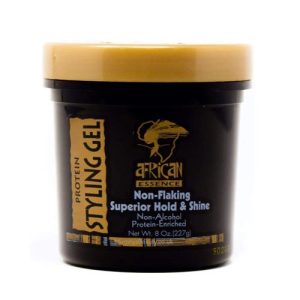 African Essence Protein Styling Gel Black 8 Oz / 227g