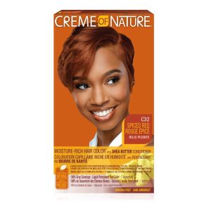 Creme Of Nature Shea Butter Liquid Hair Color C32 Spiced Red