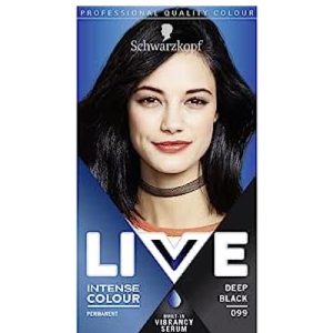 Schwarzkopf LIVE Intense Colour,Deep Black 099
