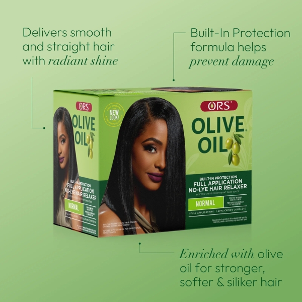 Ors Olive Oil Built In Protection No-Lye Relaxer Normal Strength (2)