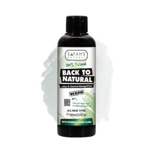 Safah's 100% Natural BACK TO NATURAL (100ML) For Colour & Chemical Damage Hair