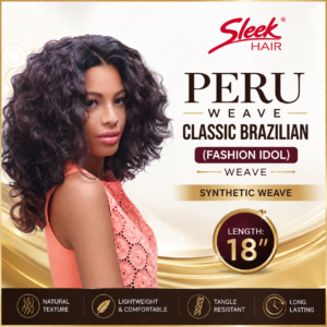 Sleek Peru Classic Brazilian (Fashion Idol) Synthetic Weave 18 Inch