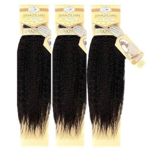 DM KINKY STRAIGHT 100% Unprocessed Virgin Brazilian Hair 10"-26" Long