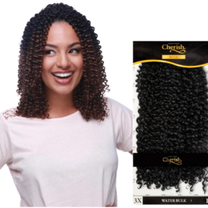Cherish Bulk - 3X Water Wave 14inch Curly Crochet Hair
