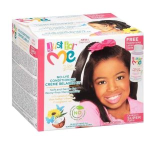 Just For Me No-lye Conditioning Creme Relaxer Kit Super