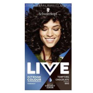 Schwarzkopf LIVE 880 TEMPTING CHOCOLATE Permanent Hair Dye Colour