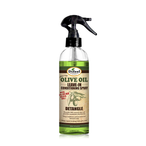 Difeel Detangle Leave In Conditioning Spray With 100% Pure Olive Oil 6 Fl.oz / 235mL