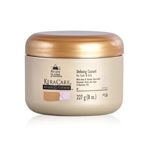 KeraCare Natural Textures Defining Custard 8oz (For Curls & Coils)