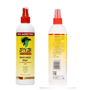 African Essence Braid Sheen Spray 12oz
