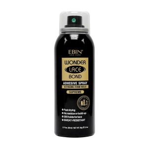 Ebin Wonder Lace Bond Adhesive Spray - Supreme (Extreme Firm Hold), 2.7 fl. oz./ 80ml