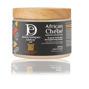 Design Essential African Chebe Braid & Twist Out Strengthening Crème 12oz