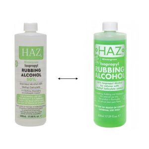 HAZ Wintergreen Isopropyl Rubbing Alcohol - 500ml - Green
