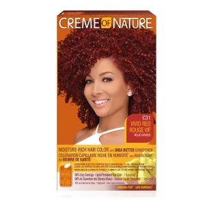 Creme Of Nature Shea Butter Liquid Hair Color C31 Vivid Red