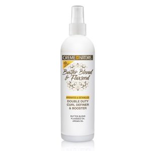 Creme of Nature® Butter Blend & Flaxseed Double Duty Curl Definer & Booster 12 fl.oz
