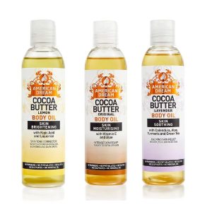 American Dream Cocoa Butter Body Oil With Different Formulations  200ml