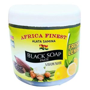 Africa Finest Black Soap Paste (Fresh Lemon) 450g