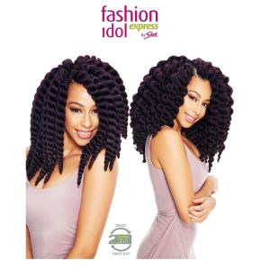 Sleek Fashion Idol Express Synthetic Braiding Mambo Satin Twist 22" , 110g