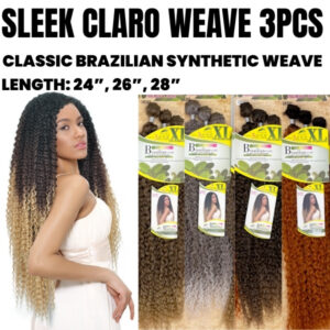 Sleek Claro Weave 3Pcs Classic Brazilian (Fashion Idol) Weave Synthetic Weave