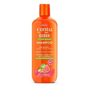 Cantu Guava & Ginger Scalp Relief Shampoo Sulfate-Free Formula for Healthy Scalp & Hair 13.5fl.oz / 400mL
