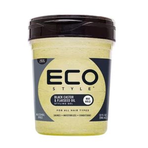 Eco Styler Black Castor and Flaxseed Oil Gel 32fl.oz / 946mL