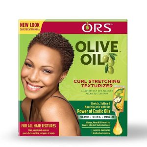 Ors Olive Oil Curl Stretching Texturizer Kit With The Power Of Exotic Oils - All Textures