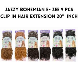 Jazzy Bohemian E- Zee 9 Pcs Clip In Hair Extension 20"  Inch