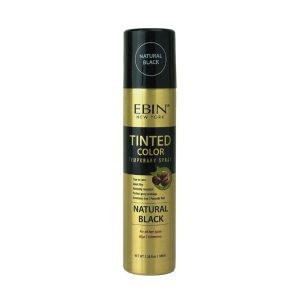 Ebin Tinted Color Temporary Spray 3.38Oz / (100ML) - Natural Black