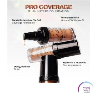 LA GIRL PRO COVERAGE High Definition Long Wear Illuminating Foundation