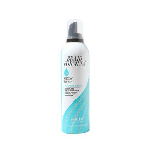 Ebin New York Braid Formula Setting Mousse Smoothing & Shine Menthol