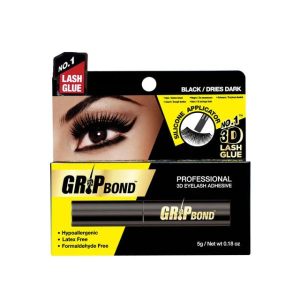 Ebin New York Grip Bond Latex-Free Lash Adhesive Black 5G / 0.18oz