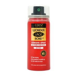 Ebin Newyork Wonder Lace Bond Adhesive Spray Extreme Firm Hold Active 1.01oz / 30mL