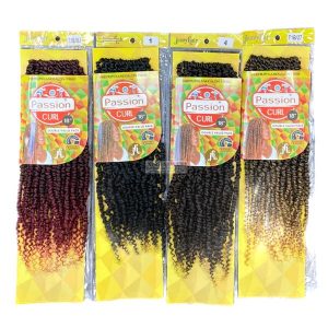 Jazzy Passion Curl Crochet Braid 14" - 18" - 24" Inches
