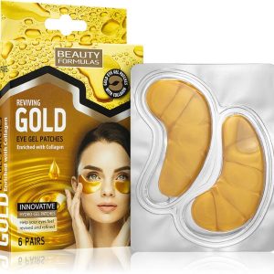 Beauty Formulas Gold Eye Gel Mask - 6 pairs